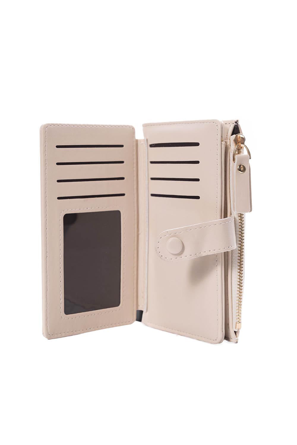 BILLETERA DOBLE BEIGE