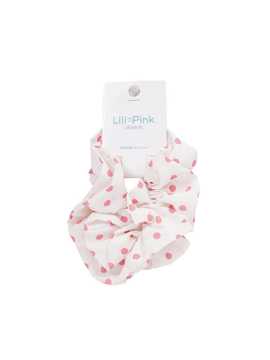 SCRUNCHIE PINK DOTS MODA