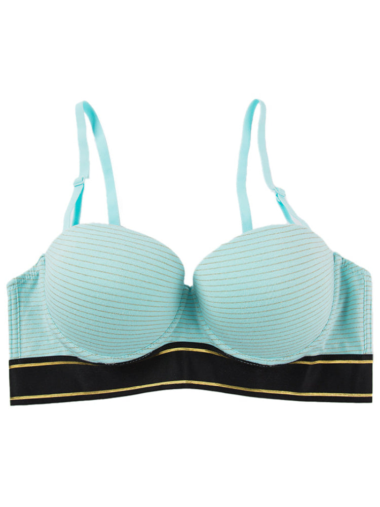 Brasier Algodón Copa B Celeste / 34B Brasier