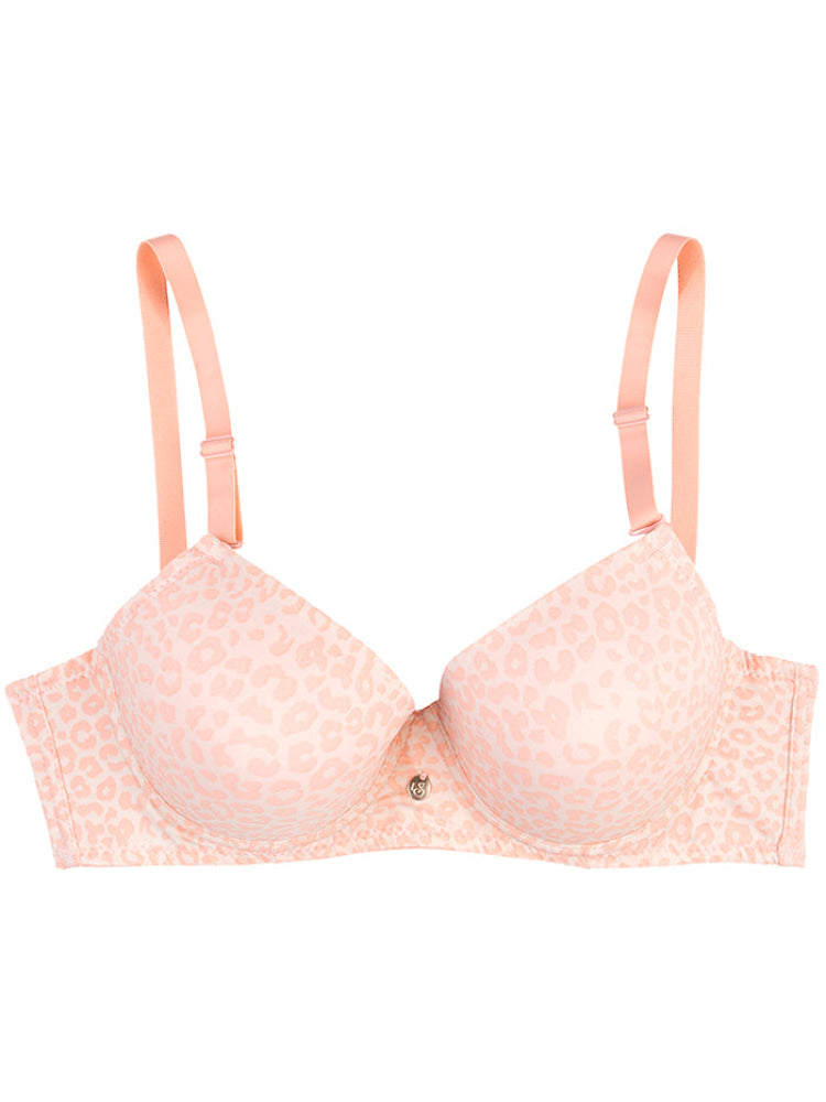 Brasier En Algodón Copa B Rosado Estampado Stamp / 42C Brasier