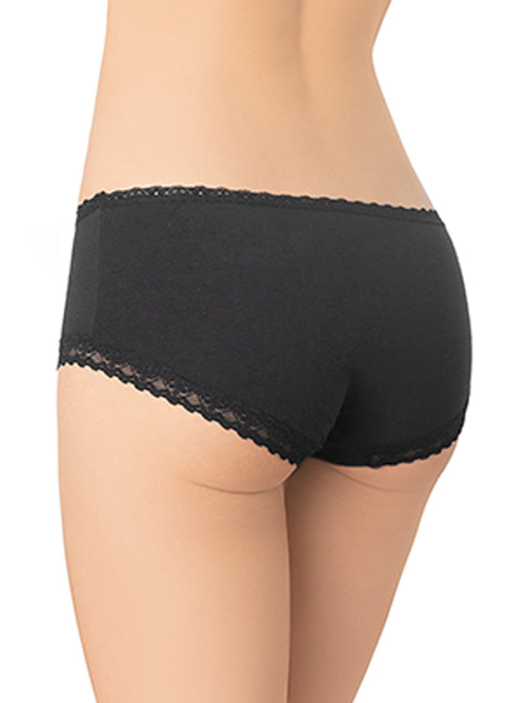 CALZÓN ALGODÓN BASIC ROSA-BLANCO-CAFÉ PAQ X3