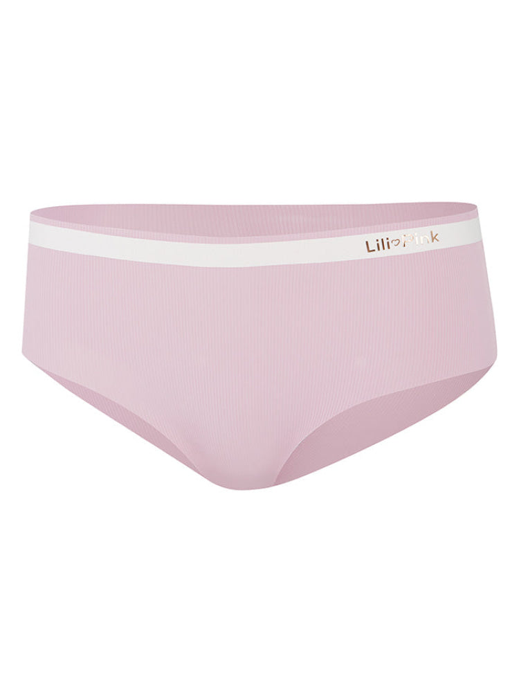 CALZÓN CORTE LASÉR MORADO-BLANCO PAQ X2