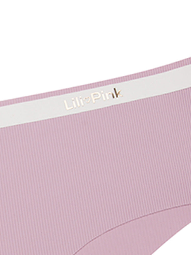 CALZÓN CORTE LASÉR MORADO-BLANCO PAQ X2