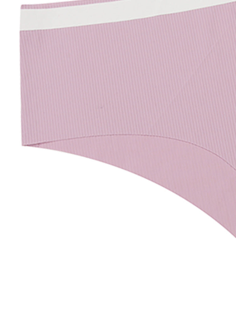 CALZÓN CORTE LASÉR MORADO-BLANCO PAQ X2