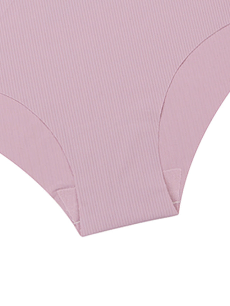 CALZÓN CORTE LASÉR MORADO-BLANCO PAQ X2