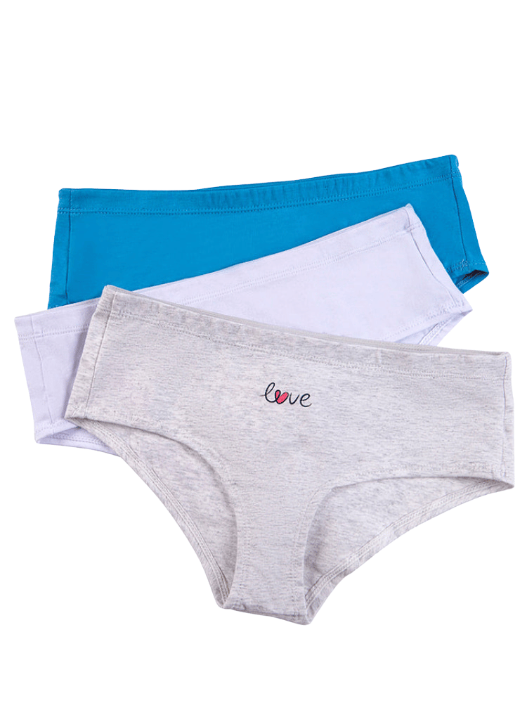 CALZÓN TEEN PAQ X3 GRIS-BLANCO-AZUL