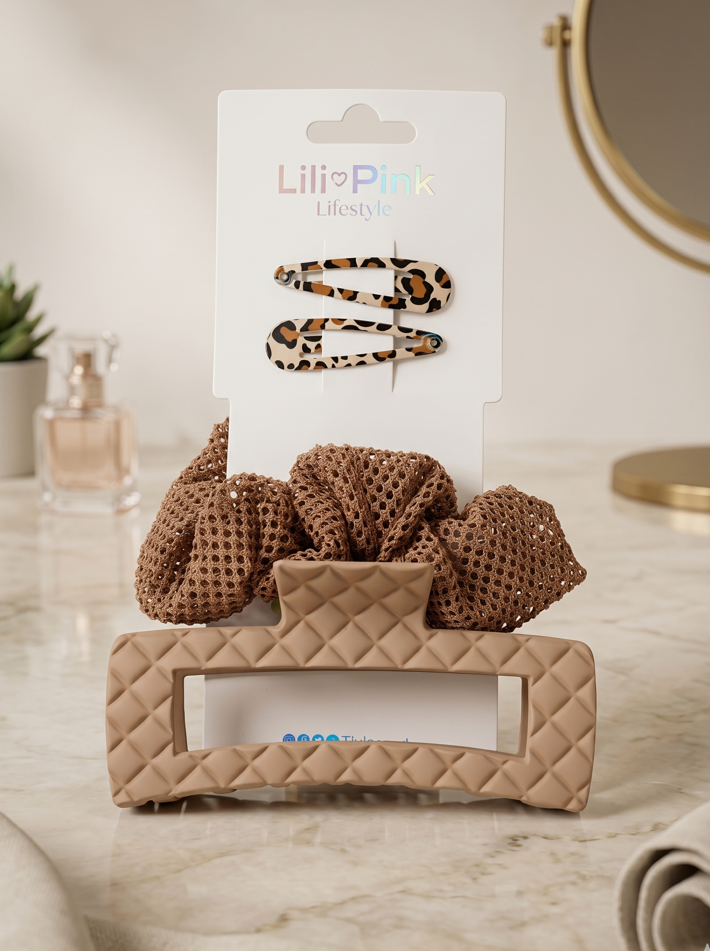 SET HEBILLAS X2 + MOÑA + CAIMAN NUDE