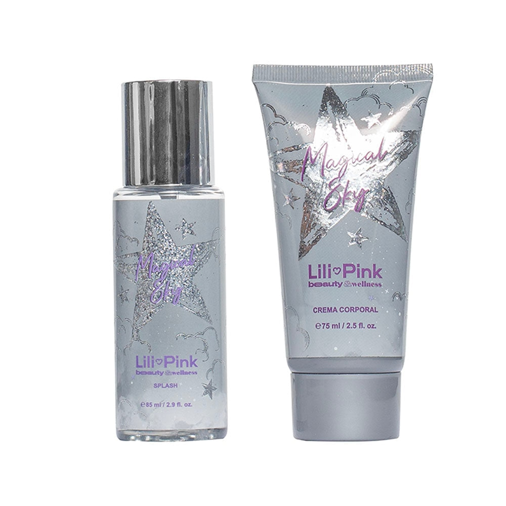 Splash Shimmer Magical Sky 85Ml + Crema Corporal 75Ml Belleza