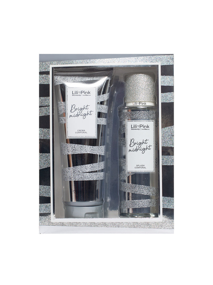 Kit Crema Corporal Bright Midnight 236Ml + Splash 250Ml Belleza