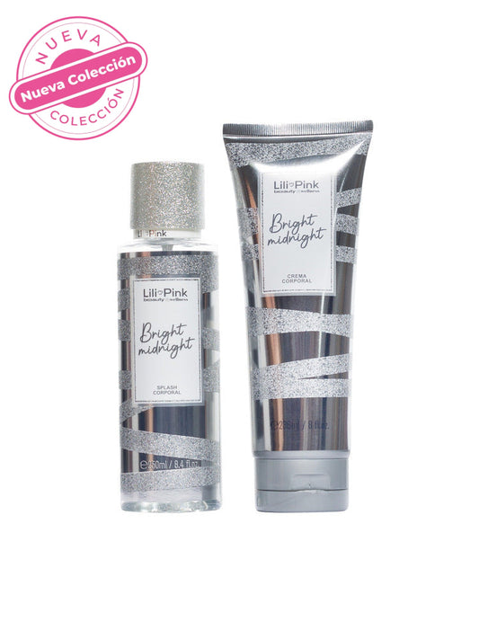 Kit Crema Corporal Bright Midnight 236Ml + Splash 250Ml Belleza
