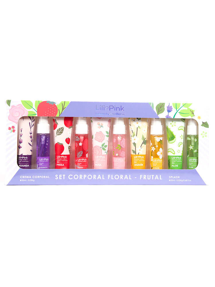 SET CORPORAL FLORAL - FRUTAL 20ML / 30ML