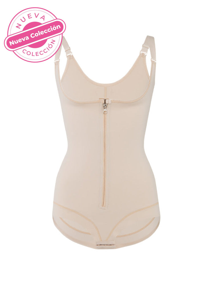 Faja Tipo Body Con Busto Abierto Beige / L Brasier