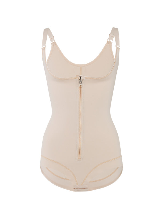 Faja Tipo Body Con Busto Abierto Beige / L Brasier