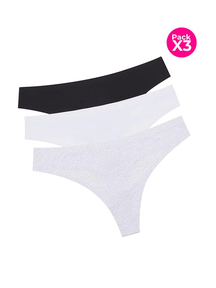 BRASILERA CORTE LASER PAQ X3 GRIS-NEGRO-BLANCO