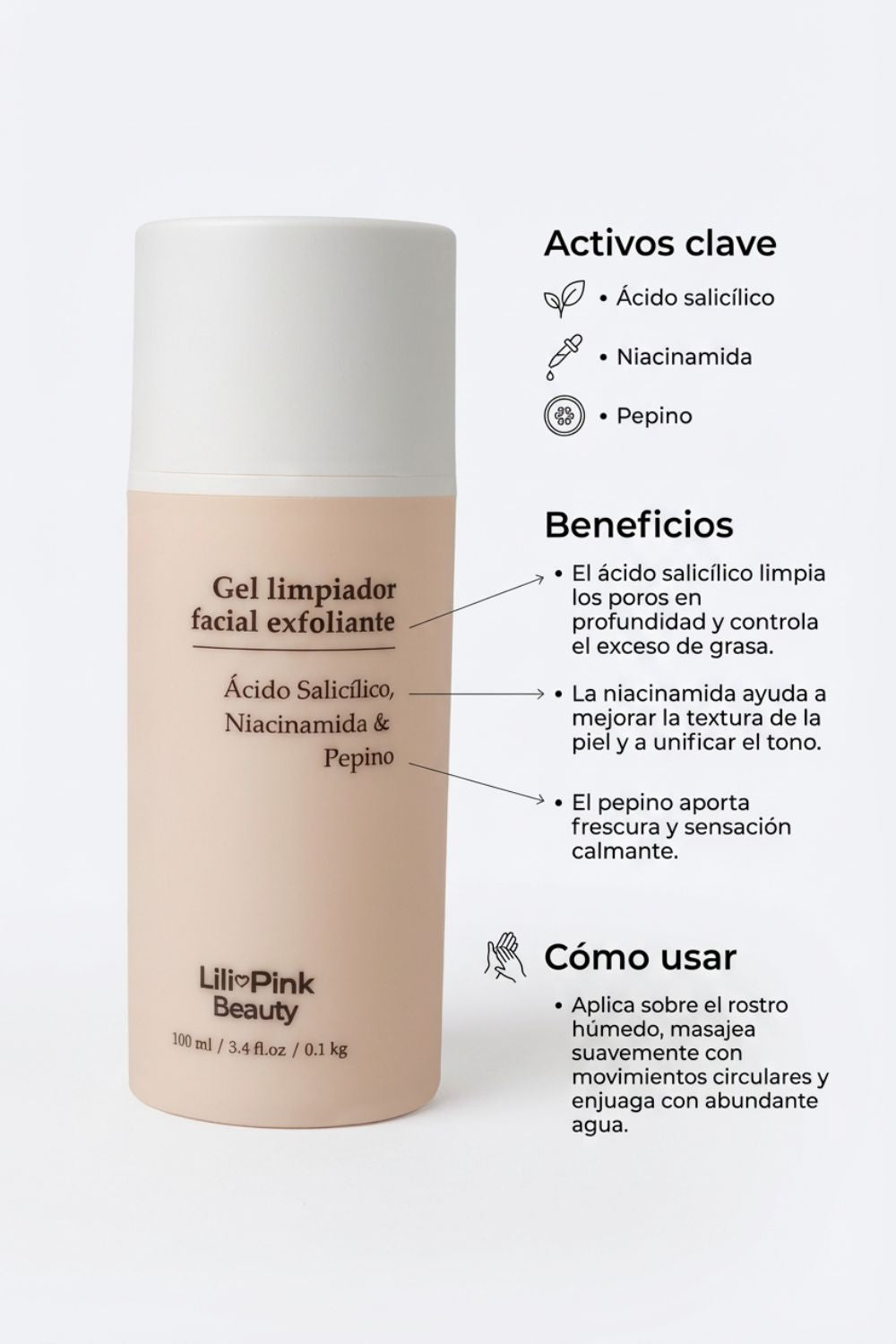 GEL LIMPIADOR FACIAL 100ML