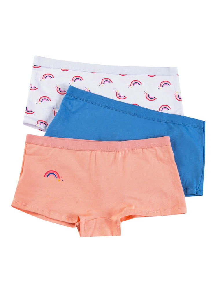 Calzón Algodón Teen Paq X3 Blanco-Coral-Azul / 14 Calzón