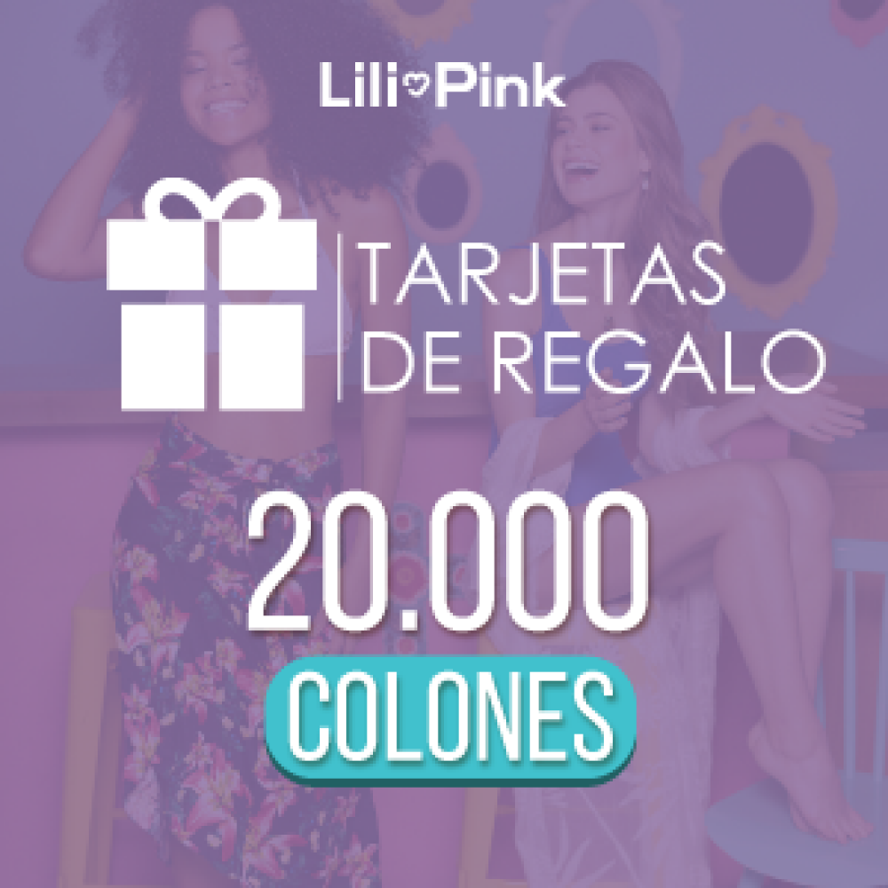 Tarjeta De Regalo - Tienda Web Crc 20000.00