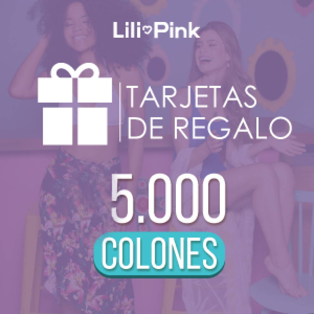 Tarjeta De Regalo - Tienda Web Crc 5000.00