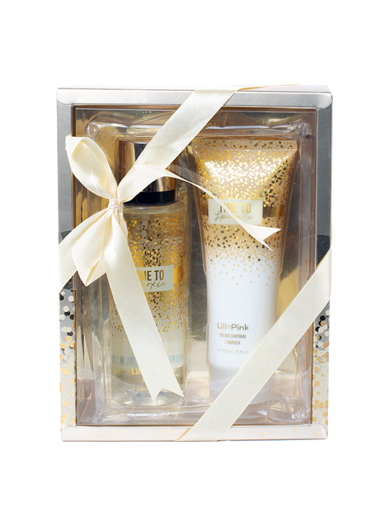 Crema Corporal Luminosa 150 Ml+Splash 200Ml Time To Sparkle Belleza