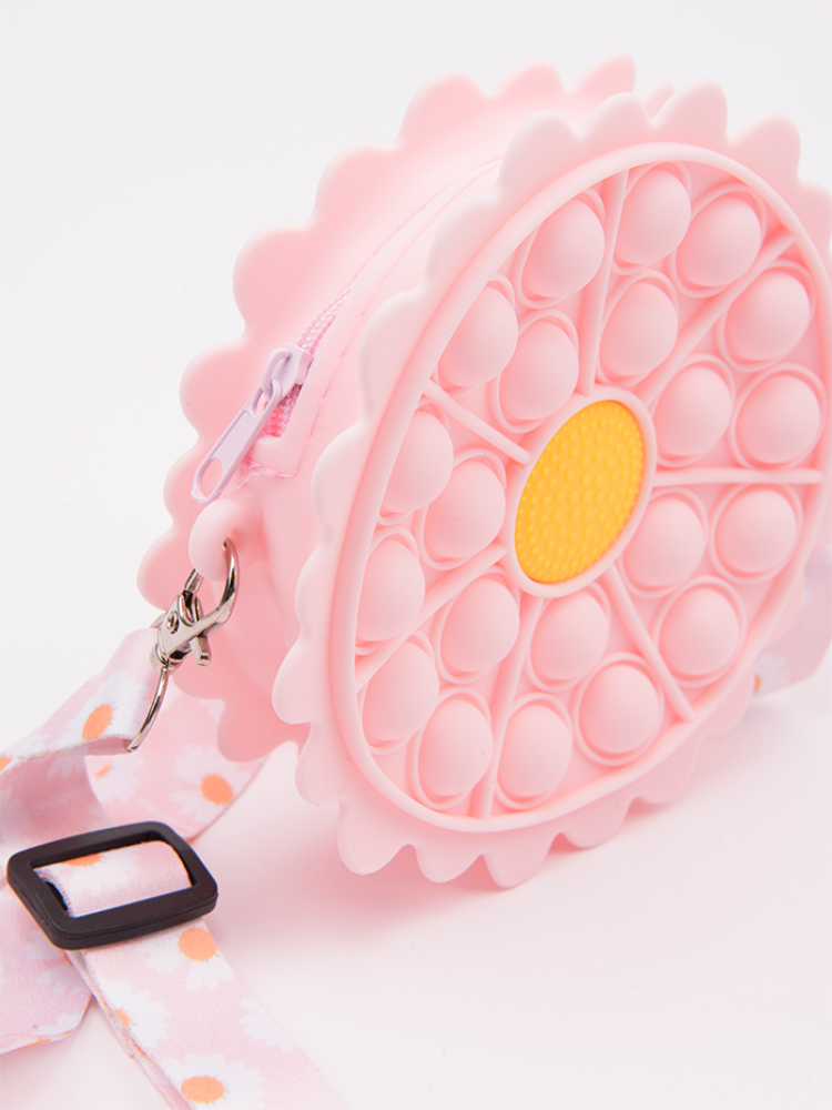 Monedero Pop Bubble Roulette Rosa Claro Moda