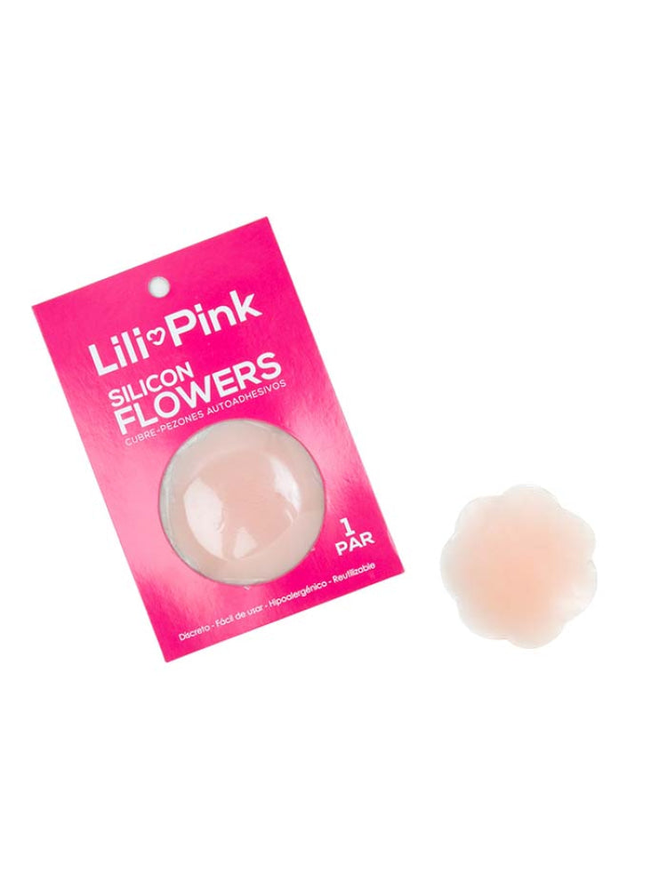 Silicone Flower Cubre Pezones Color Piel Accesorios