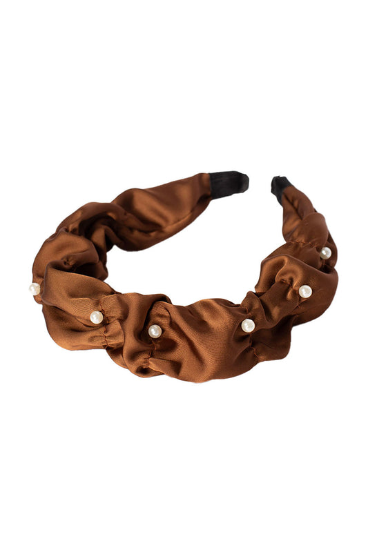 BALACA BROWN PEARLS MODA