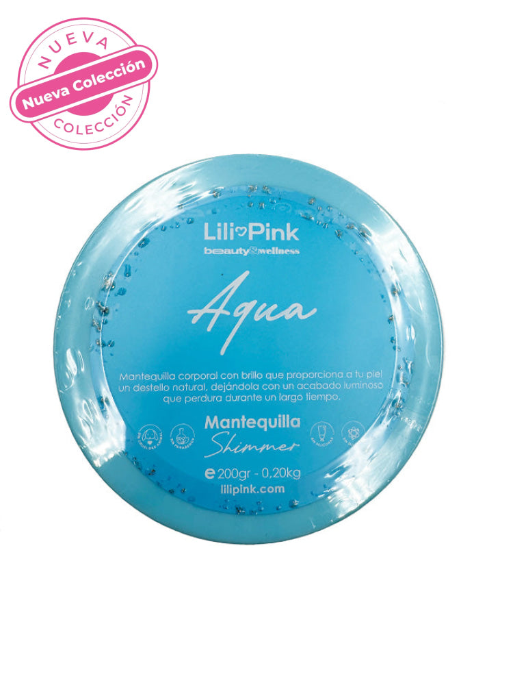 Mantequilla Shimmer Aqua 200Gr / 200 Belleza