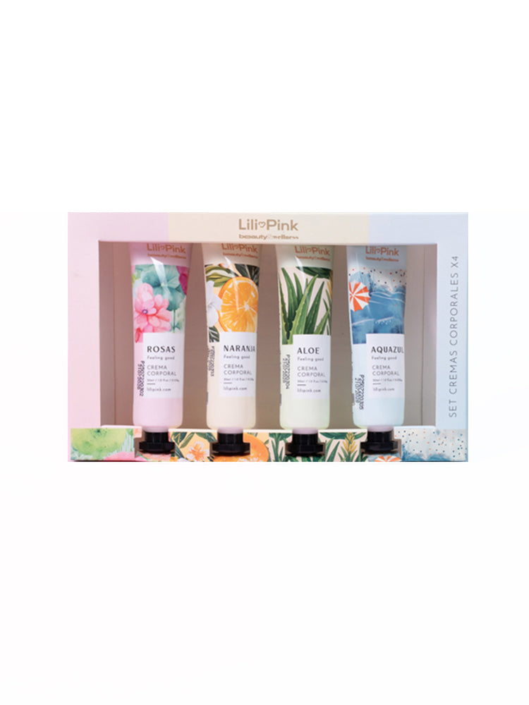 SET X4 CREMAS CORPORALES 30ML AROMATERAPIA