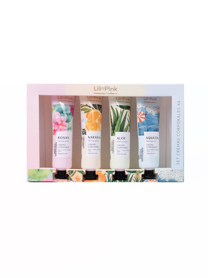 SET X4 CREMAS CORPORALES 30ML AROMATERAPIA