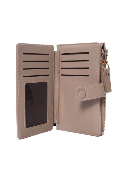 BILLETERA DOBLE CAFÉ