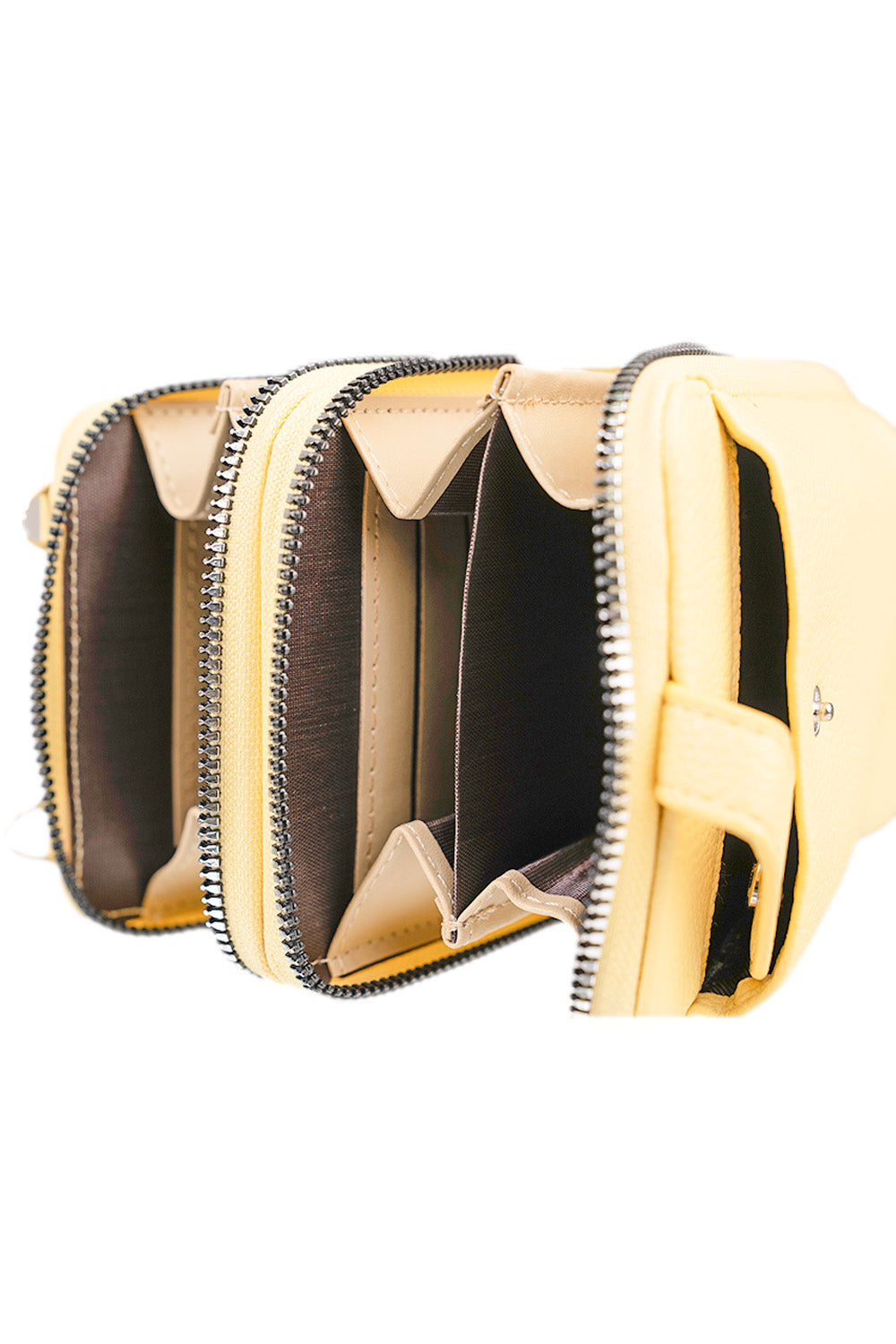 BOLSO CELULAR & BILLETERA MODA AMARILLO BO592