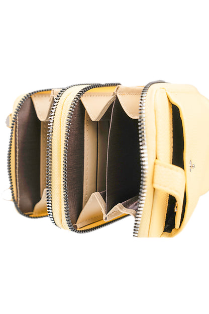 BOLSO CELULAR & BILLETERA MODA AMARILLO BO592