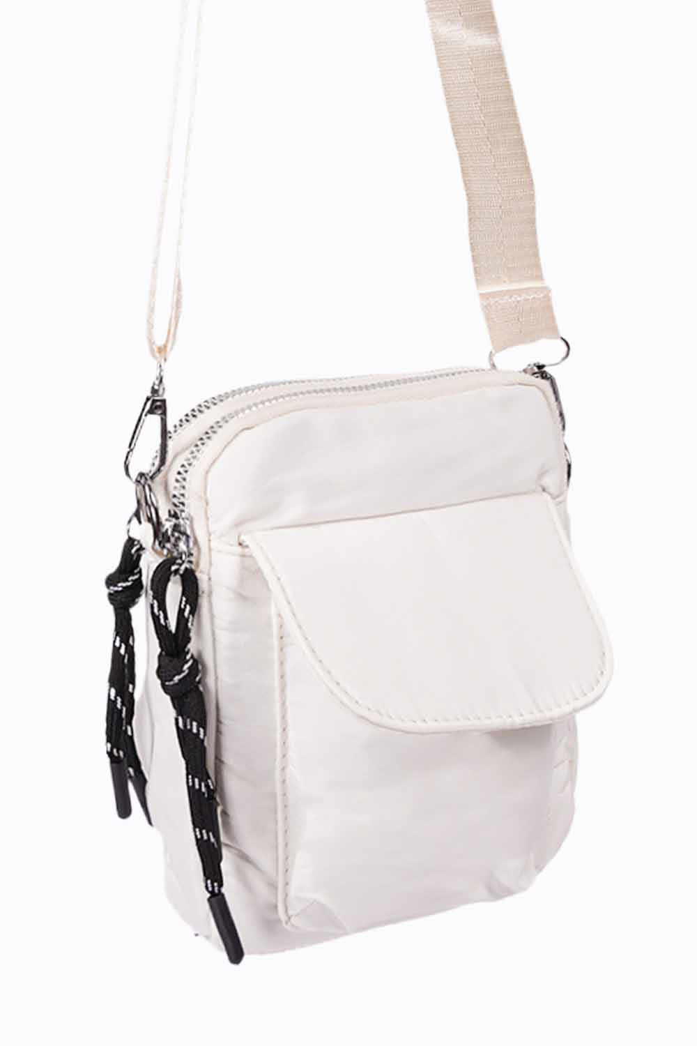 BOLSO CELULAR MODA BEIGE