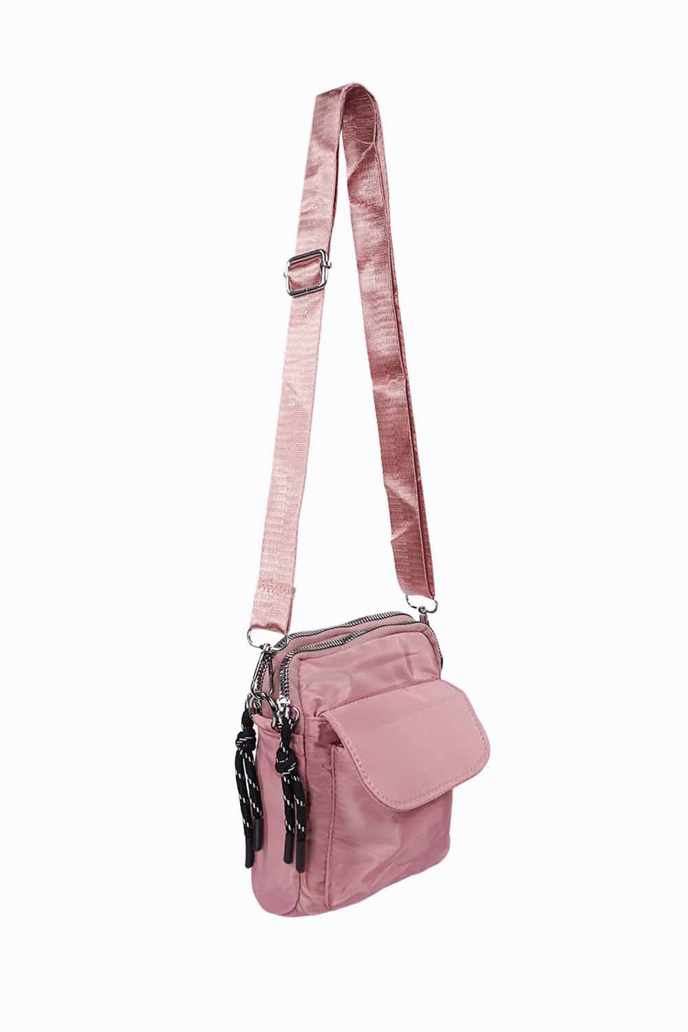 BOLSO CELULAR MODA ROSA OSCURO