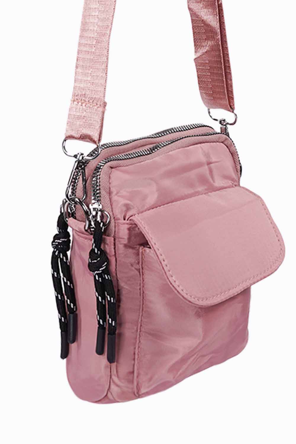 BOLSO CELULAR MODA ROSA OSCURO