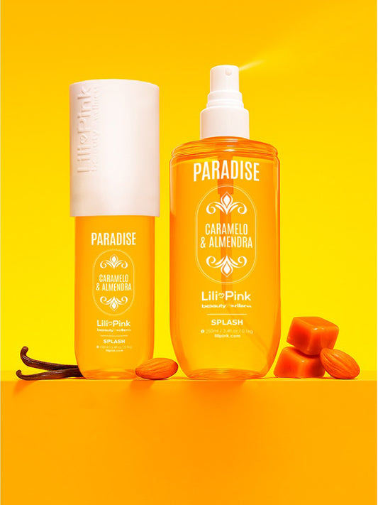 SPLASH PARADISE CARAMELO & ALMENDRAS 250ML