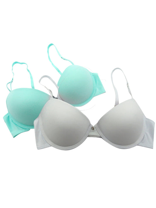 Brasier Juvenil Copa B Paq X2 Blanco-Menta / 34B Brasier