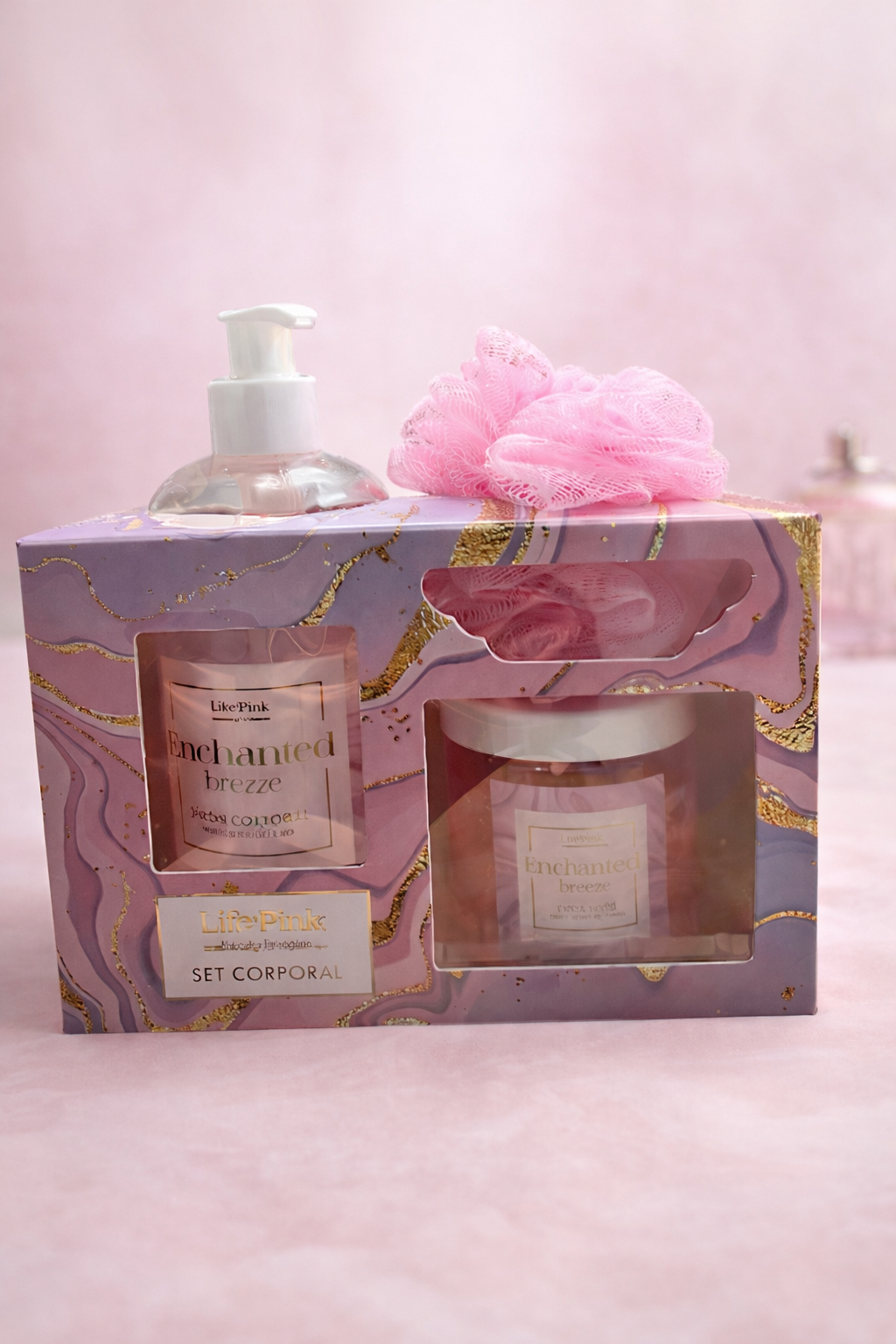 ENCHANTED JABÓN 500ML+EXFOLIANTE 300GR+ESPONJA DAYDREAM