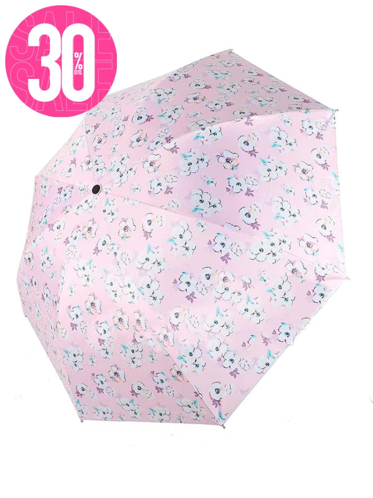 Paraguas Moda Flores Rosa Hogar