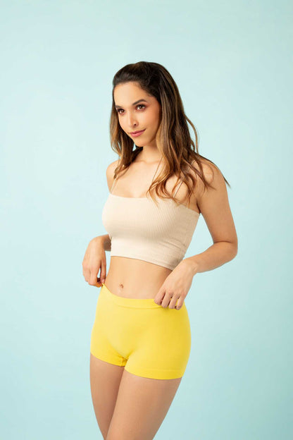 CALZÓN FLEXI BOXER AMARILLO