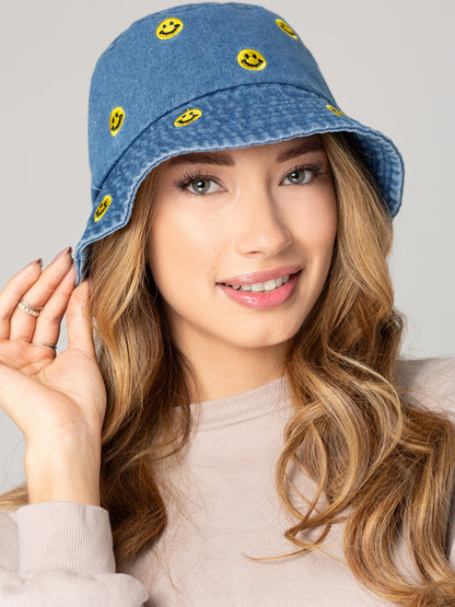 GORRO PESCADOR SMILE AZUL