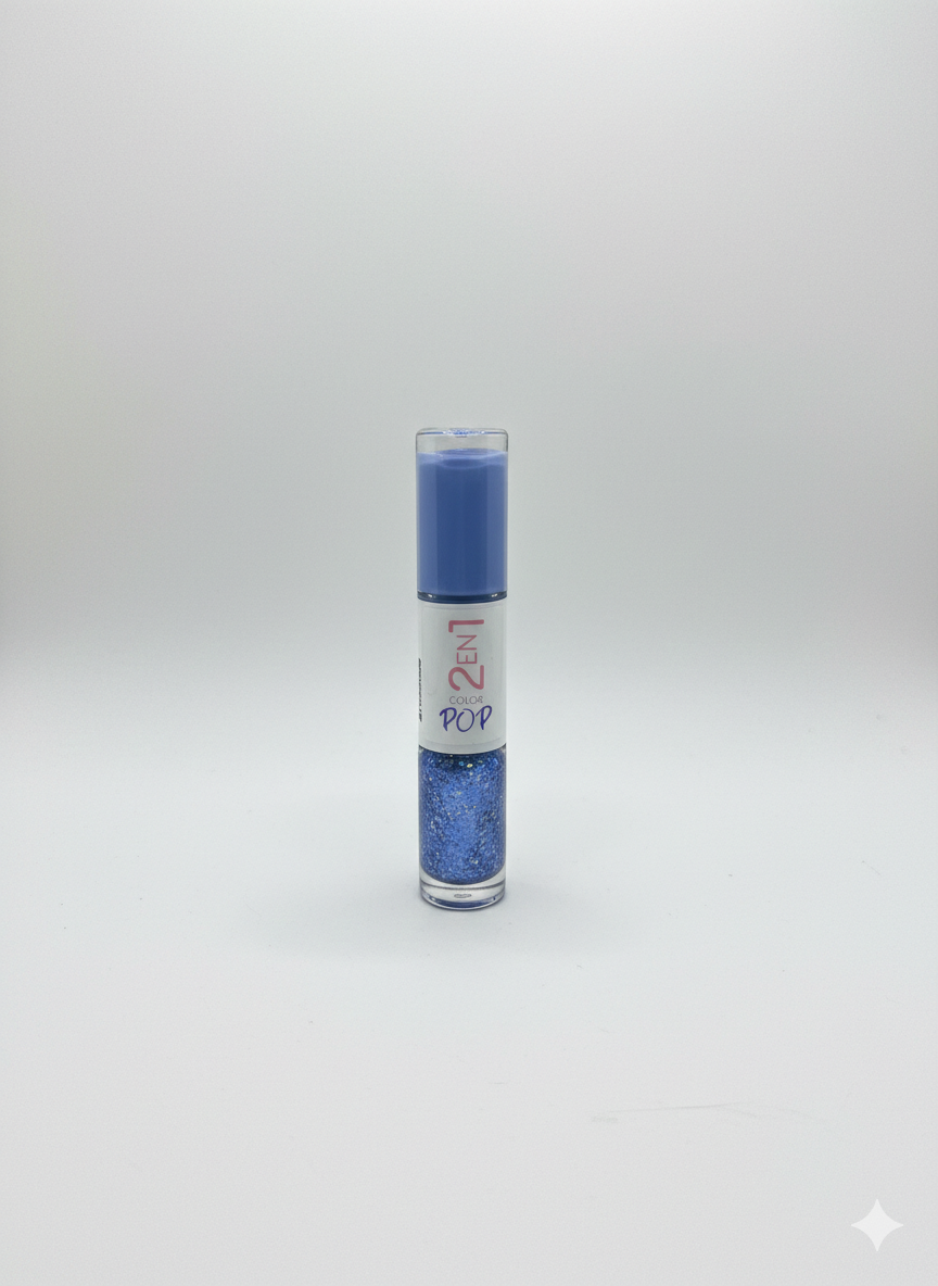 ESMALTE 2 EN 1 COLOR POP LILA BOREAL 11ML