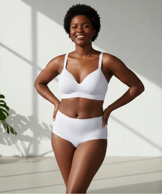 BRASIER SEAMLESS COPA C BLANCO