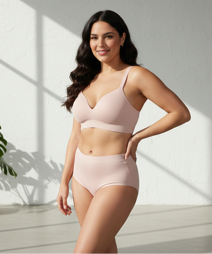 BRASIER SEAMLESS COPA C ROSA