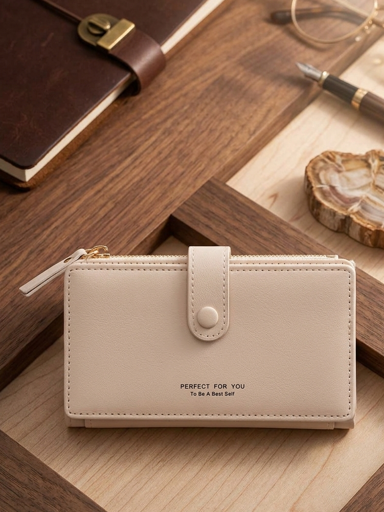BILLETERA DOBLE BEIGE