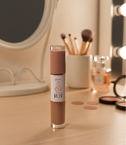 ESMALTE 2 EN 1 COLOR POP ROSA CUARZO 11ML