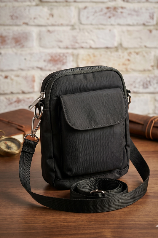 BOLSO CELULAR MODA NEGRO