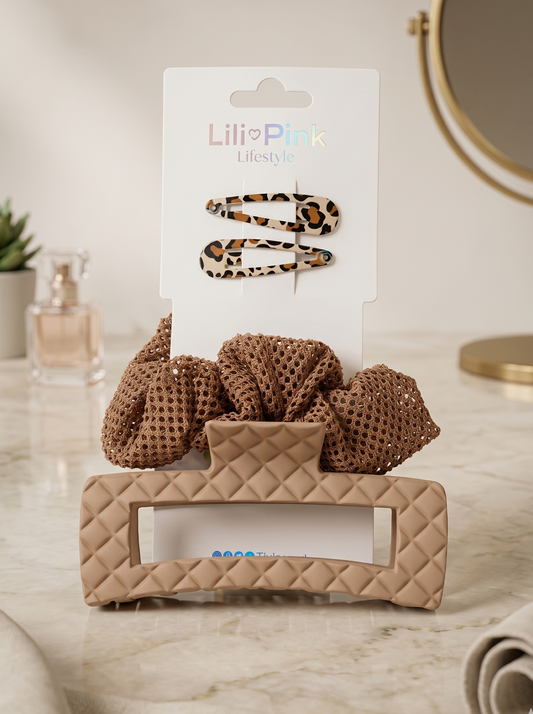 SET HEBILLAS X2 + MOÑA + CAIMAN NUDE