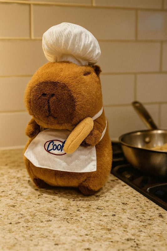 PELUCHE CAPIBARA CHEF 35CM