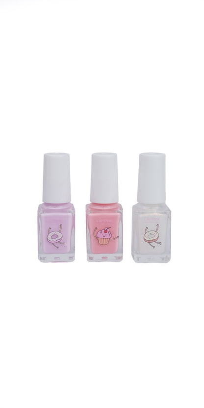 SET KIDS ESMALTES 5ML X3 NAILS BAKERY